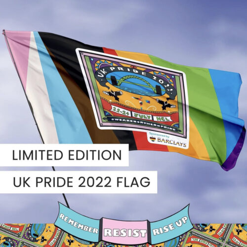 Art work for Northern Pride. Pride Flag. 2022