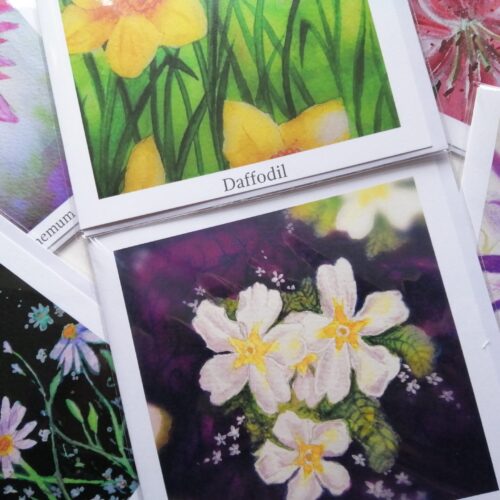 A Selection of “English Garden” Greetings Cards created from original artwork. £3.00 each plus p&p